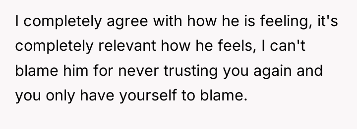I completely agree with how he is feeling, it's completely...