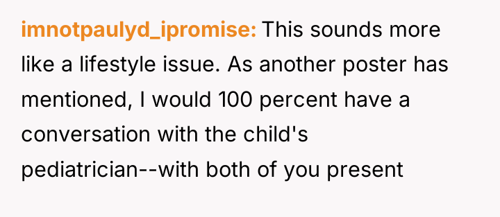imnotpaulyd_ipromise This sounds more like a lifestyle issue. As another...