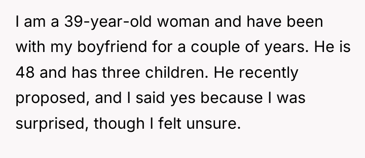 I am a 39-year-old woman and have been with my...