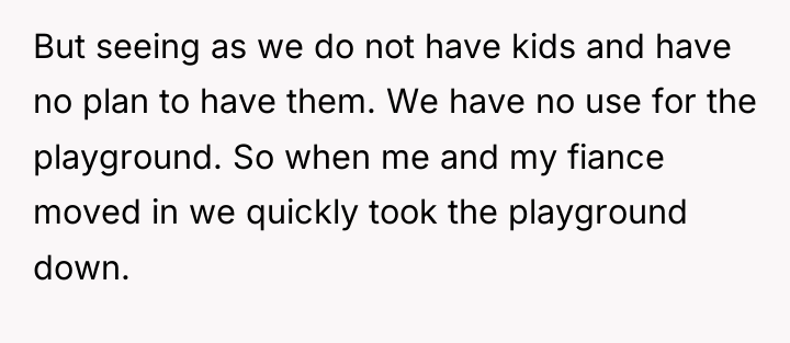 But seeing as we do not have kids and have...