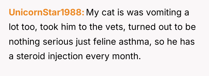 UnicornStar1988 My cat is was vomiting a lot too, took...