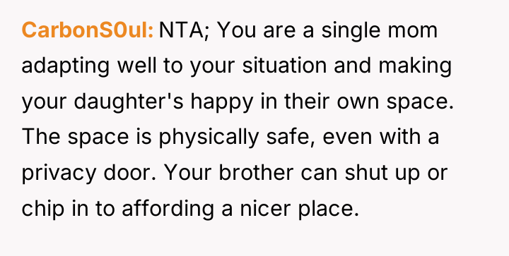 CarbonS0ul NTA; You are a single mom adapting well to...