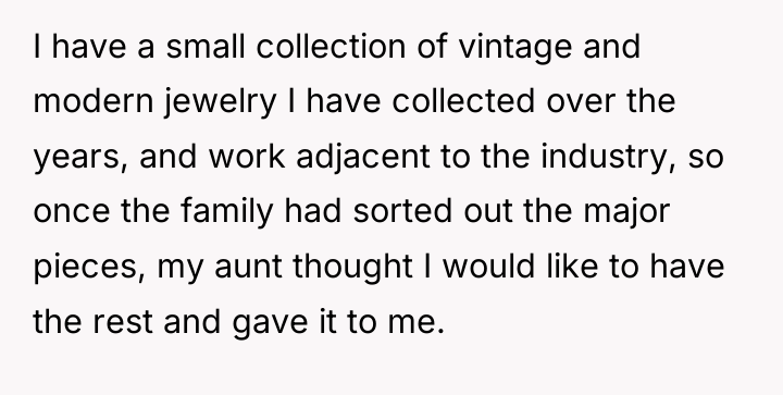 I have a small collection of vintage and modern jewelry...