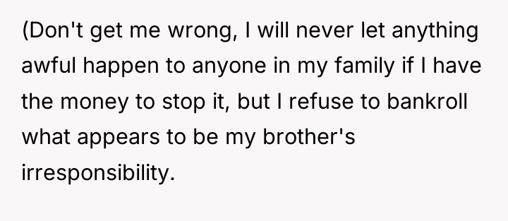 (Don't get me wrong, I will never let anything awful...