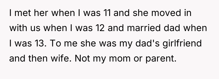 I met her when I was 11 and she moved...