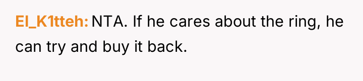 El_K1tteh NTA. If he cares about the ring, he can...