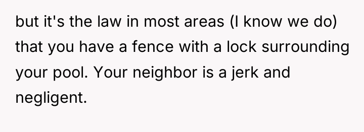 but it's the law in most areas (I know we...
