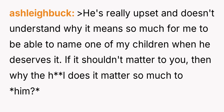 ashleighbuck >He's really upset and doesn't understand why it means...