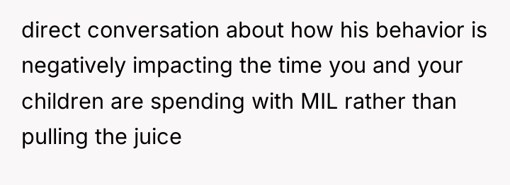 direct conversation about how his behavior is negatively impacting the...