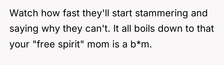 Watch how fast they'll start stammering and saying why they...