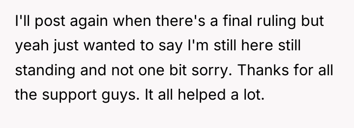 I'll post again when there's a final ruling but yeah...