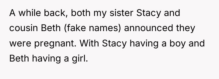 A while back, both my sister Stacy and cousin Beth...