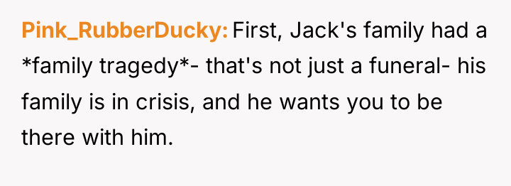 Pink_RubberDucky First, Jack's family had a *family tragedy*- that's not...