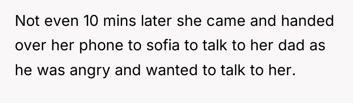 Not even 10 mins later she came and handed over...