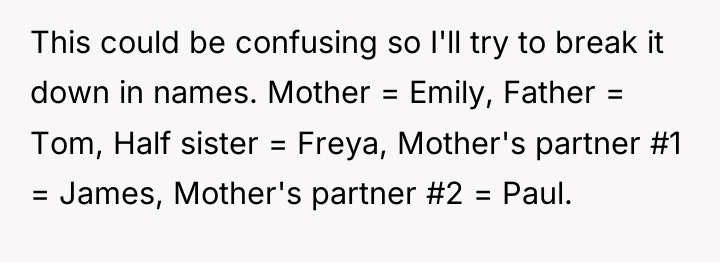 This could be confusing so I'll try to break it...