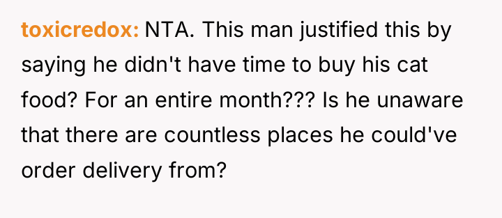 toxicredox NTA. This man justified this by saying he didn't...