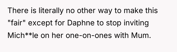 There is literally no other way to make this "fair"...