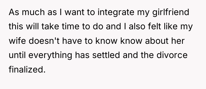 As much as I want to integrate my girlfriend this...