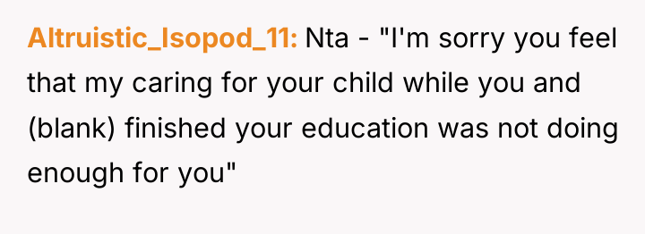 Altruistic_Isopod_11 Nta - "I'm sorry you feel that my caring...