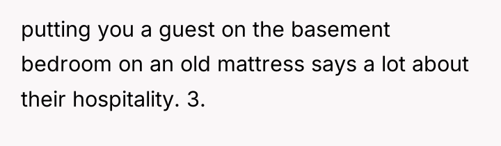 putting you a guest on the basement bedroom on an...