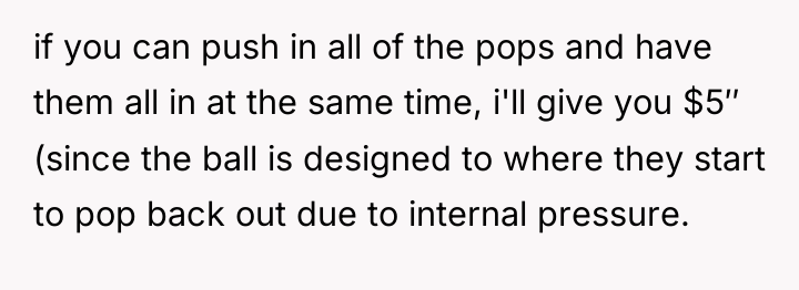 if you can push in all of the pops and...