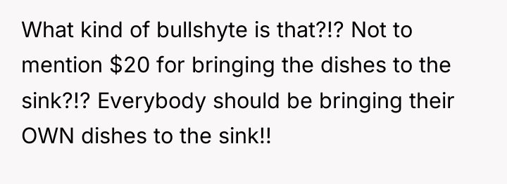 What kind of bullshyte is that?!? Not to mention $20...