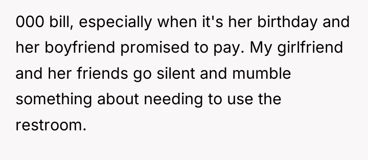 000 bill, especially when it's her birthday and her boyfriend...