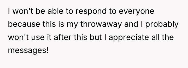 I won't be able to respond to everyone because this...
