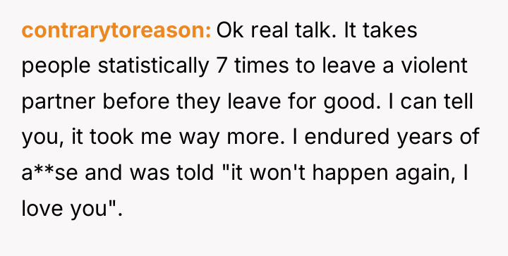 contrarytoreason Ok real talk. It takes people statistically 7 times...