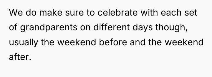 We do make sure to celebrate with each set of...