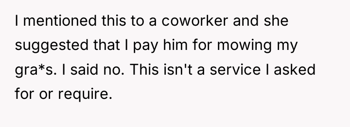 I mentioned this to a coworker and she suggested that...