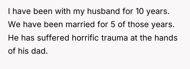 I have been with my husband for 10 years. We...
