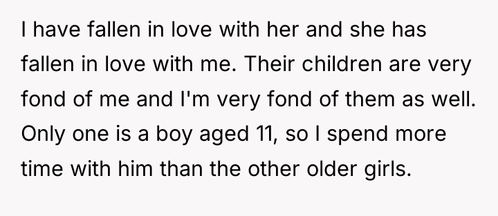 I have fallen in love with her and she has...
