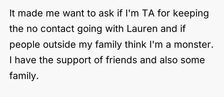 It made me want to ask if I'm TA for...