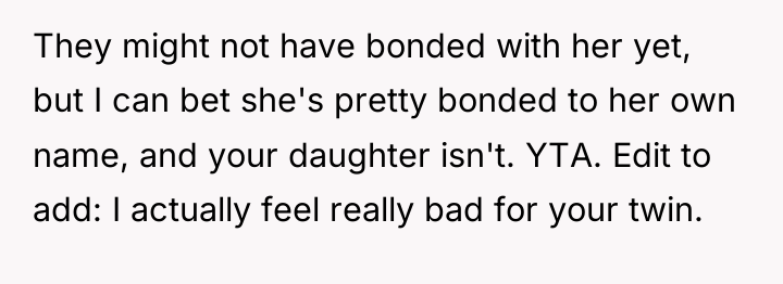 They might not have bonded with her yet, but I...