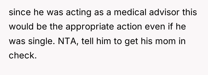 since he was acting as a medical advisor this would...