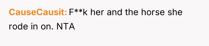 CauseCausit F**k her and the horse she rode in on....