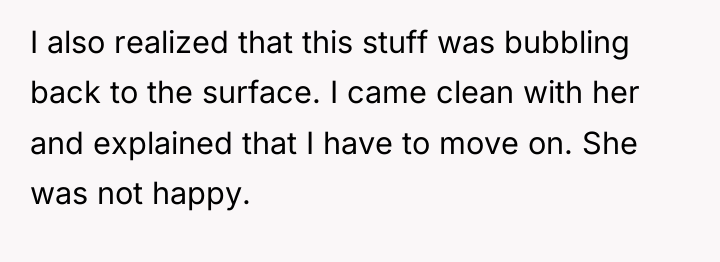I also realized that this stuff was bubbling back to...