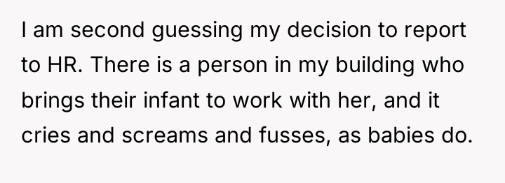 I am second guessing my decision to report to HR....