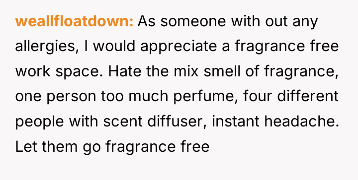 weallfloatdown As someone with out any allergies, I would appreciate...