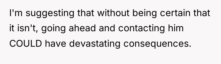 I'm suggesting that without being certain that it isn't, going...
