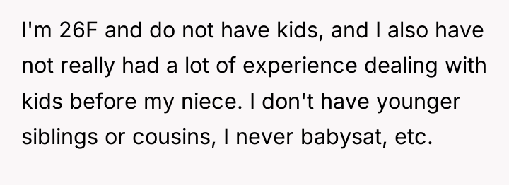 I'm 26F and do not have kids, and I also...