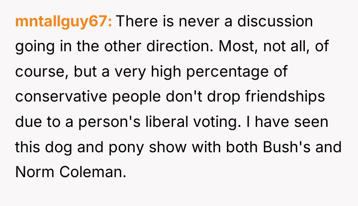 mntallguy67 There is never a discussion going in the other...
