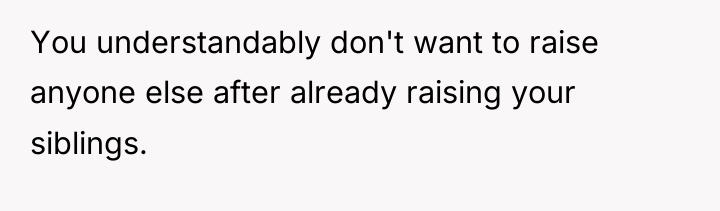 You understandably don't want to raise anyone else after already...