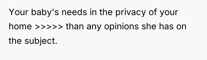 Your baby's needs in the privacy of your home >>>>>...