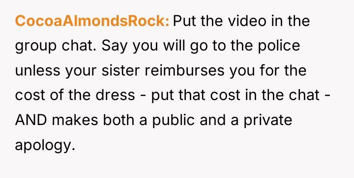 CocoaAlmondsRock Put the video in the group chat. Say you...