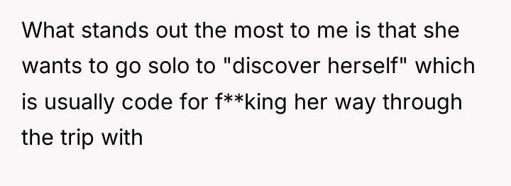 What stands out the most to me is that she...