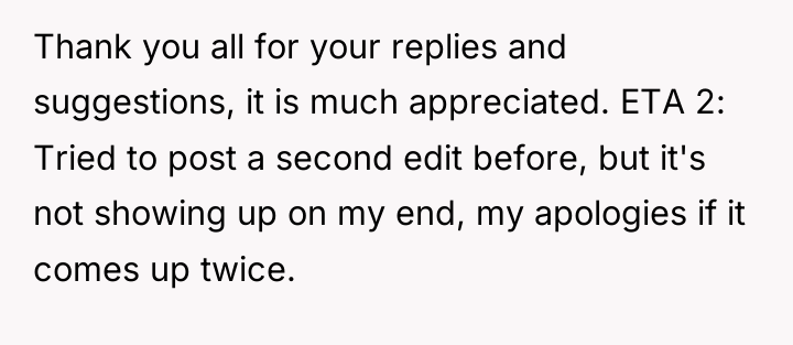 Thank you all for your replies and suggestions, it is...