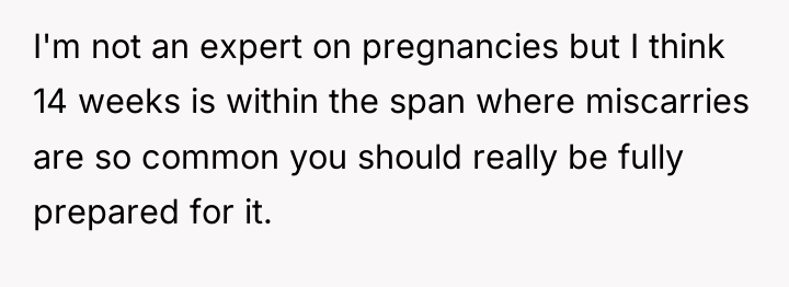 I'm not an expert on pregnancies but I think 14...
