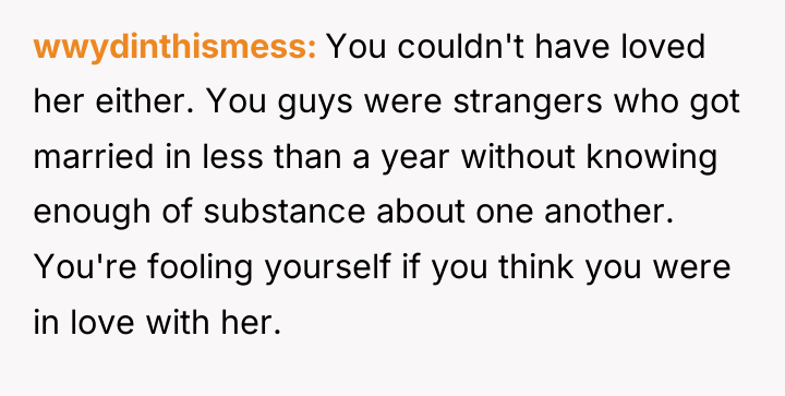 wwydinthismess You couldn't have loved her either. You guys were...